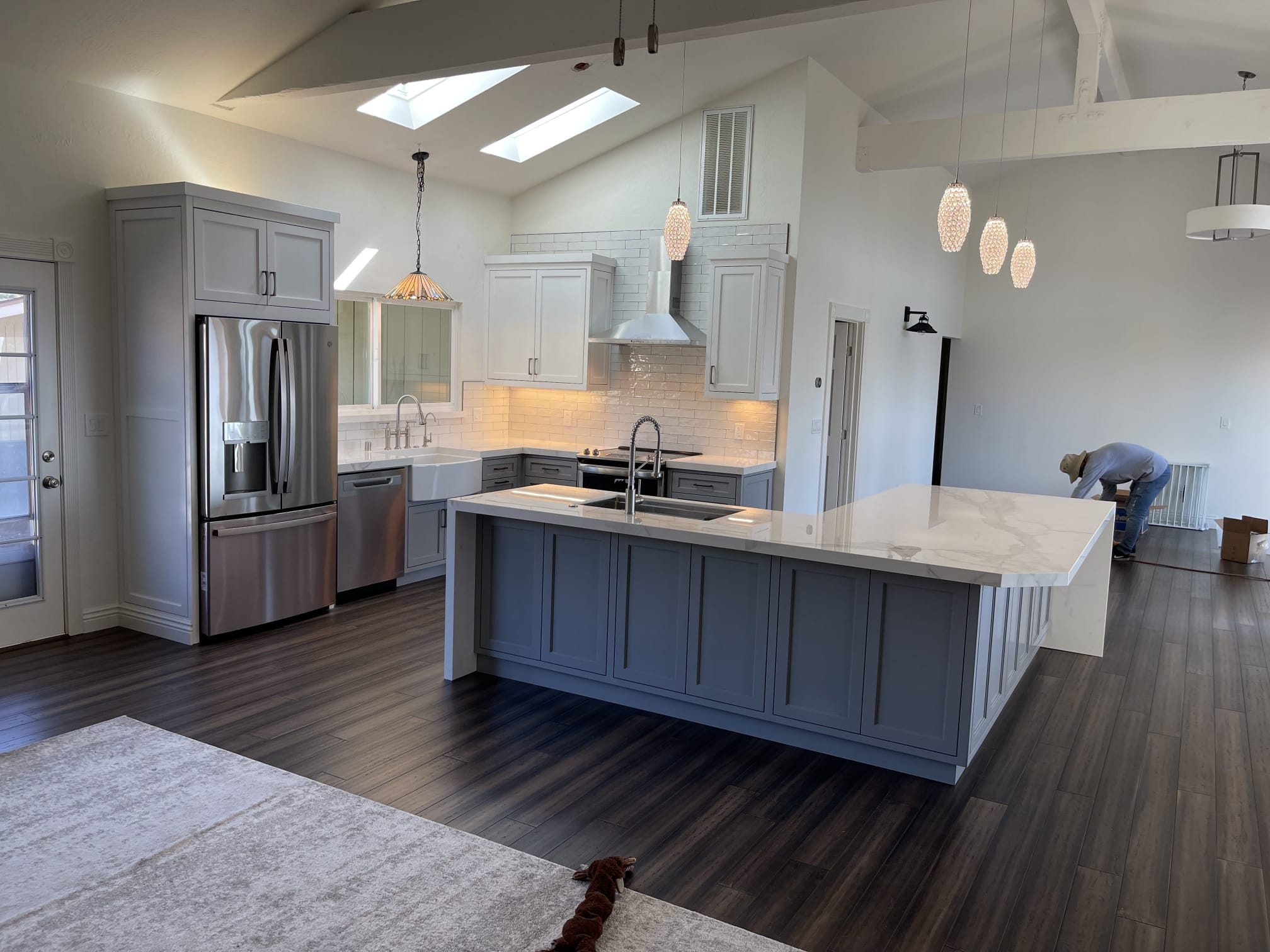 Contemporary Farmhouse Kitchen Remodel by RCS Builders project photo
